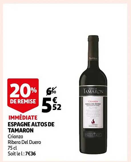 espagne altos de tamaron crianza ribera del duero