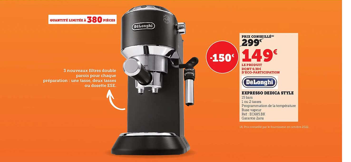 expresso dedica style deLonghi