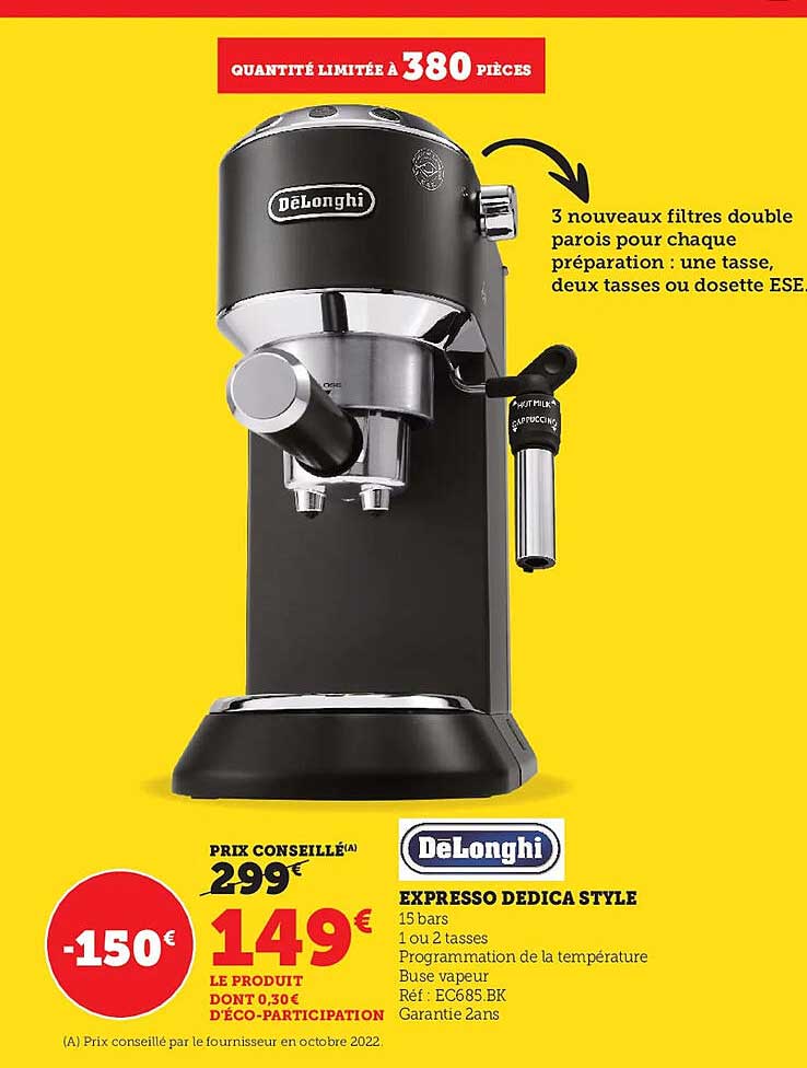 expresso dedica style deLonghi