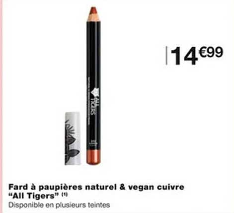 fard à paupières naturel & végan cuivre "all tigers"