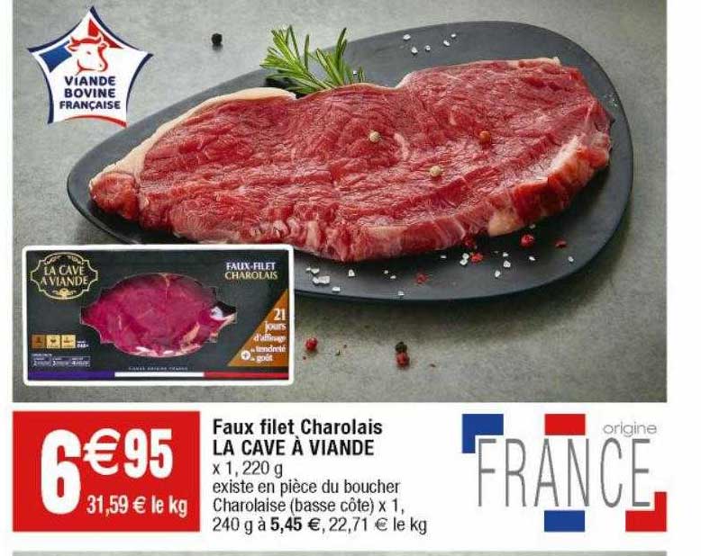 Faux Filet Charolais La Cave à Viande
