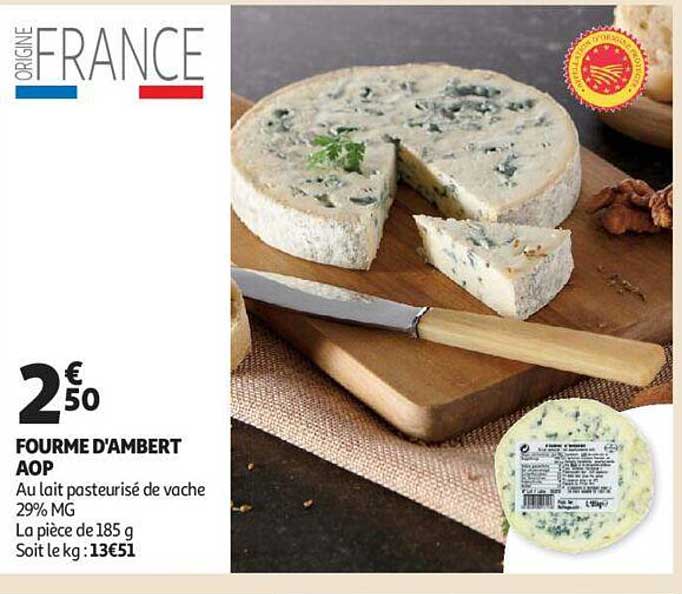 fourme d'ambert aop