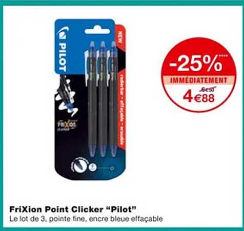 frixion point clicker "pilot"