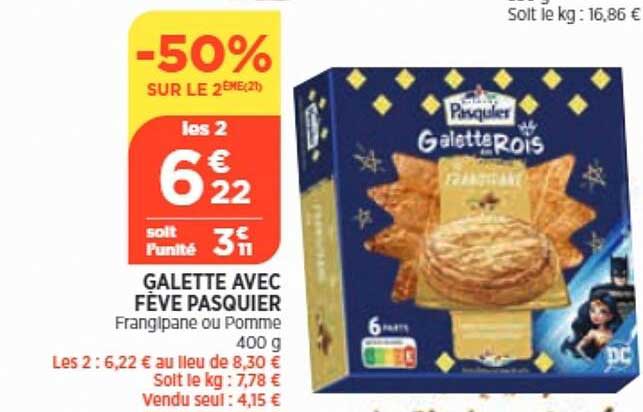 galette avec fève pasquier