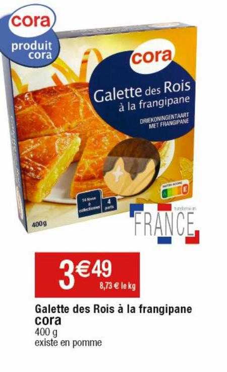 galette des rois à la frangipane cora