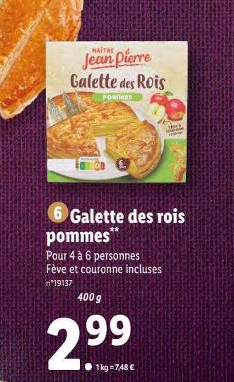 galette des rois pommes maître jean pierre