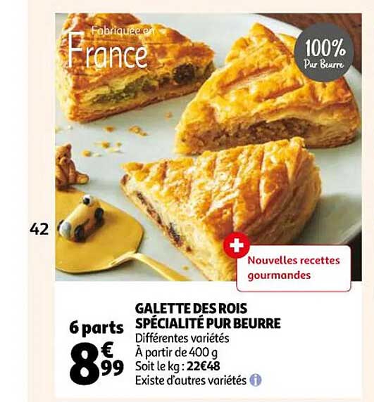galette des rois spécialité pur beurre