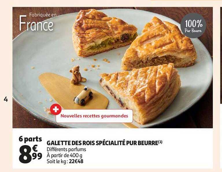 galette des rois spécialité pur beurre