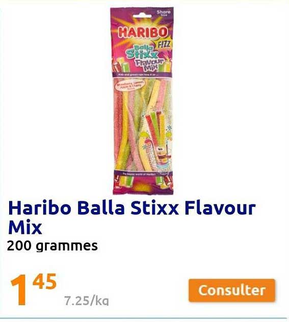 haribo balla stixx flavour mix