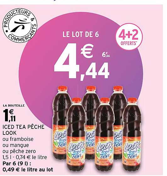 Iced Tea Pêche Look