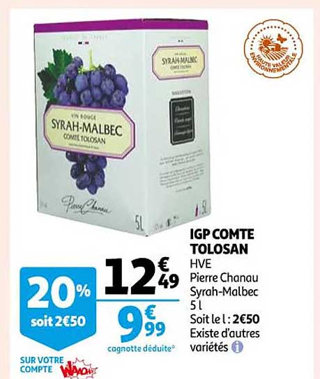 igp comté tolosan hve pierre chanau syrah-malbec