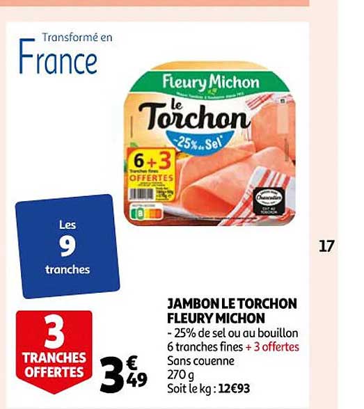 jambon le torchon fleury michon