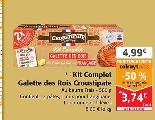 kit complet galette des rois croustipate