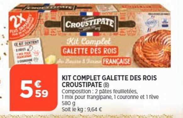 kit complet galette des rois croustipate