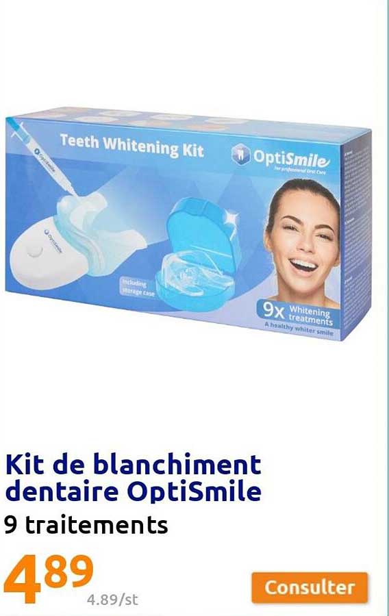 Kit De Blanchiment Dentaire OptiSmile