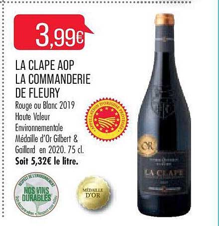 la clape aop la commanderie de fleury