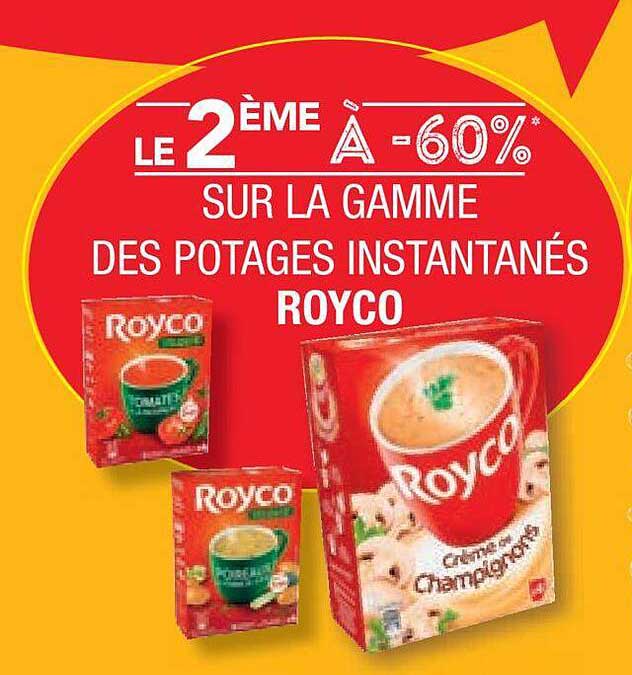 La Gamme Des Potages Instantanés Royco