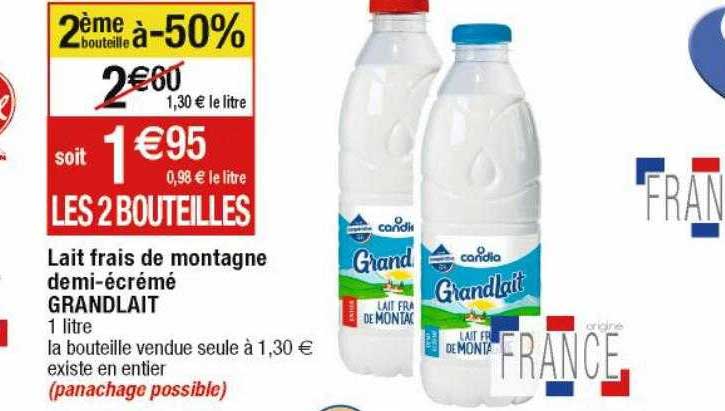 lait frais de montagne demi-écrémé grandlait