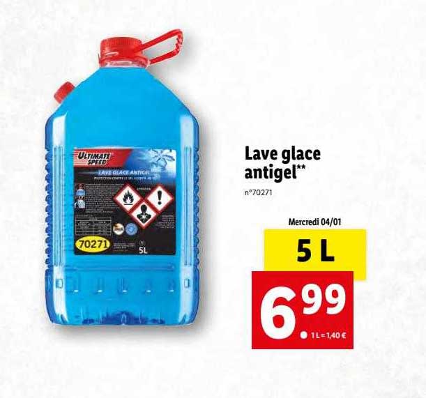 lave glace antigel ultimate speed