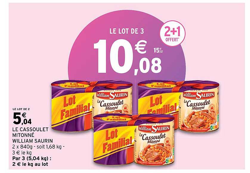 le cassoulet mitonné william saurin