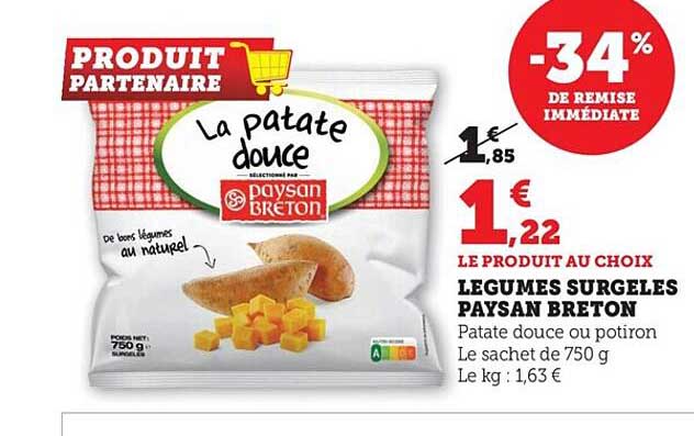 légumes surgelés paysan breton