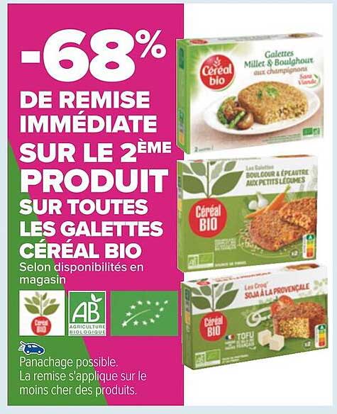 les galettes céréal bio