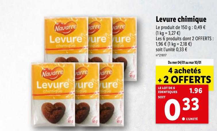 levure chimique navarre