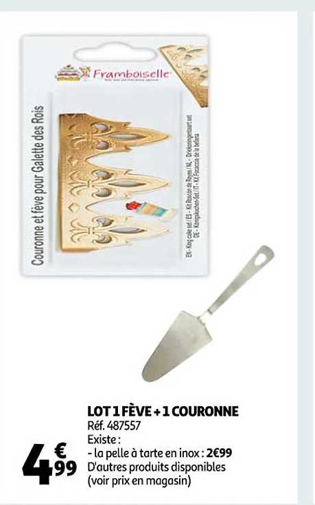 Lot 1 Fève + 1 Couronne