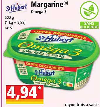 margarine oméga 3 st hubert