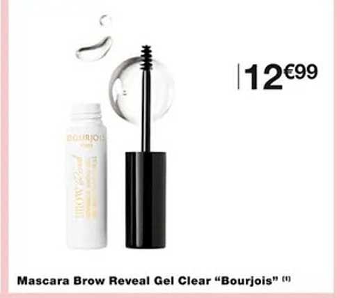 mascara brow reveal gel clear "bourjois"