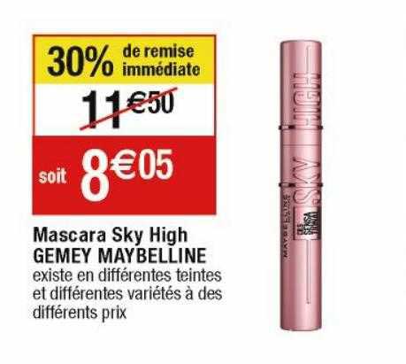 mascara sky high gemey maybelline