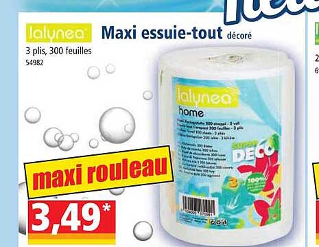 maxi essuie-tout décoré lalynea