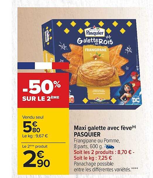 maxi galette avec fève pasquier