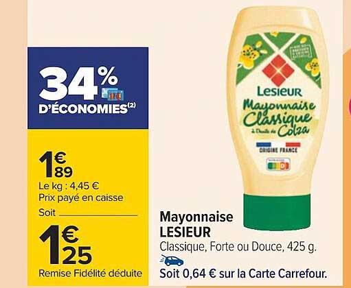 Mayonnaise Lesieur
