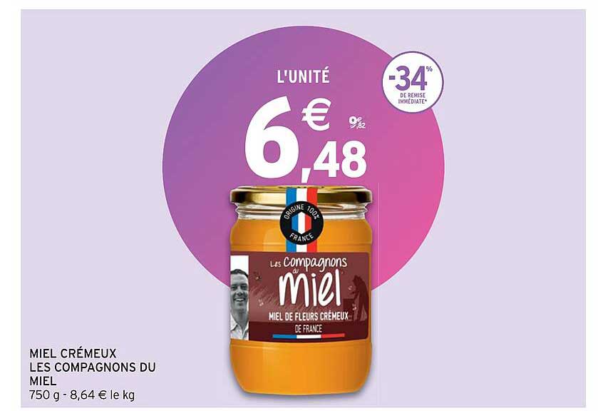 miel crémeux les compagnons du miel