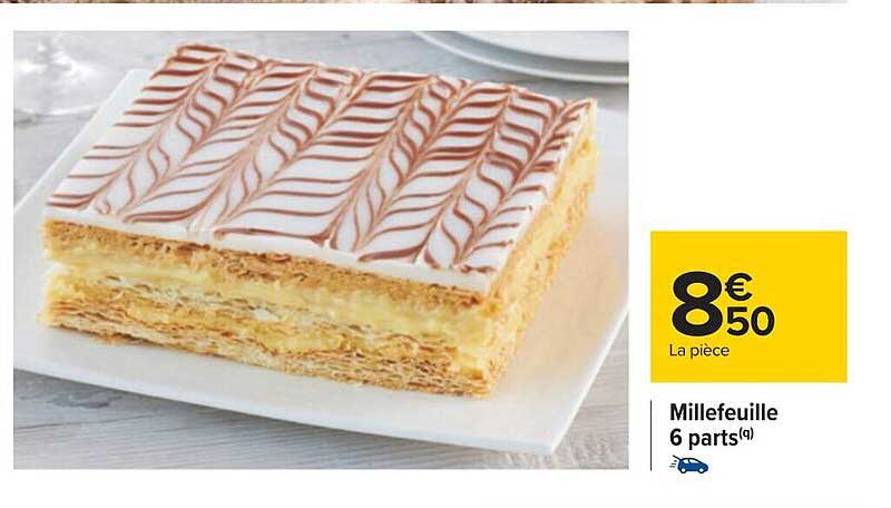 Millefeuille 6 Parts
