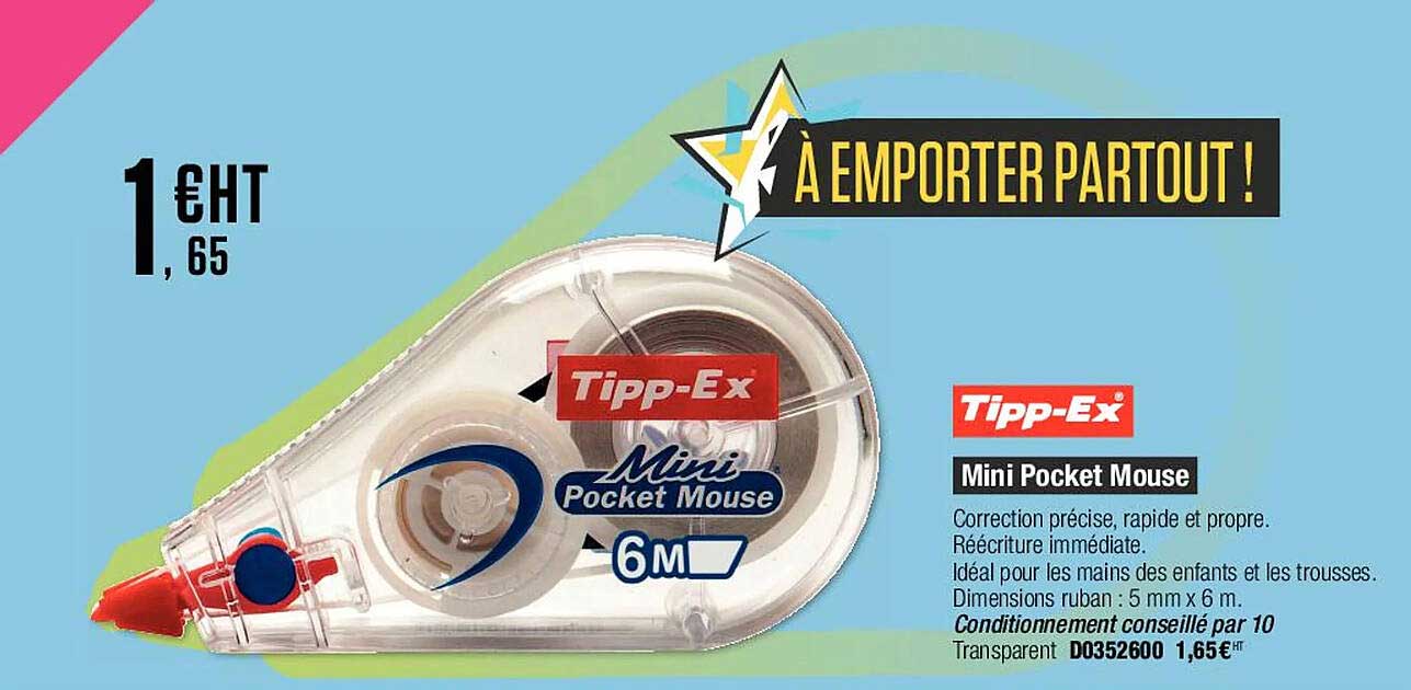 mini pocket mouse tipp-ex