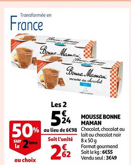 Mousse Bonne Maman
