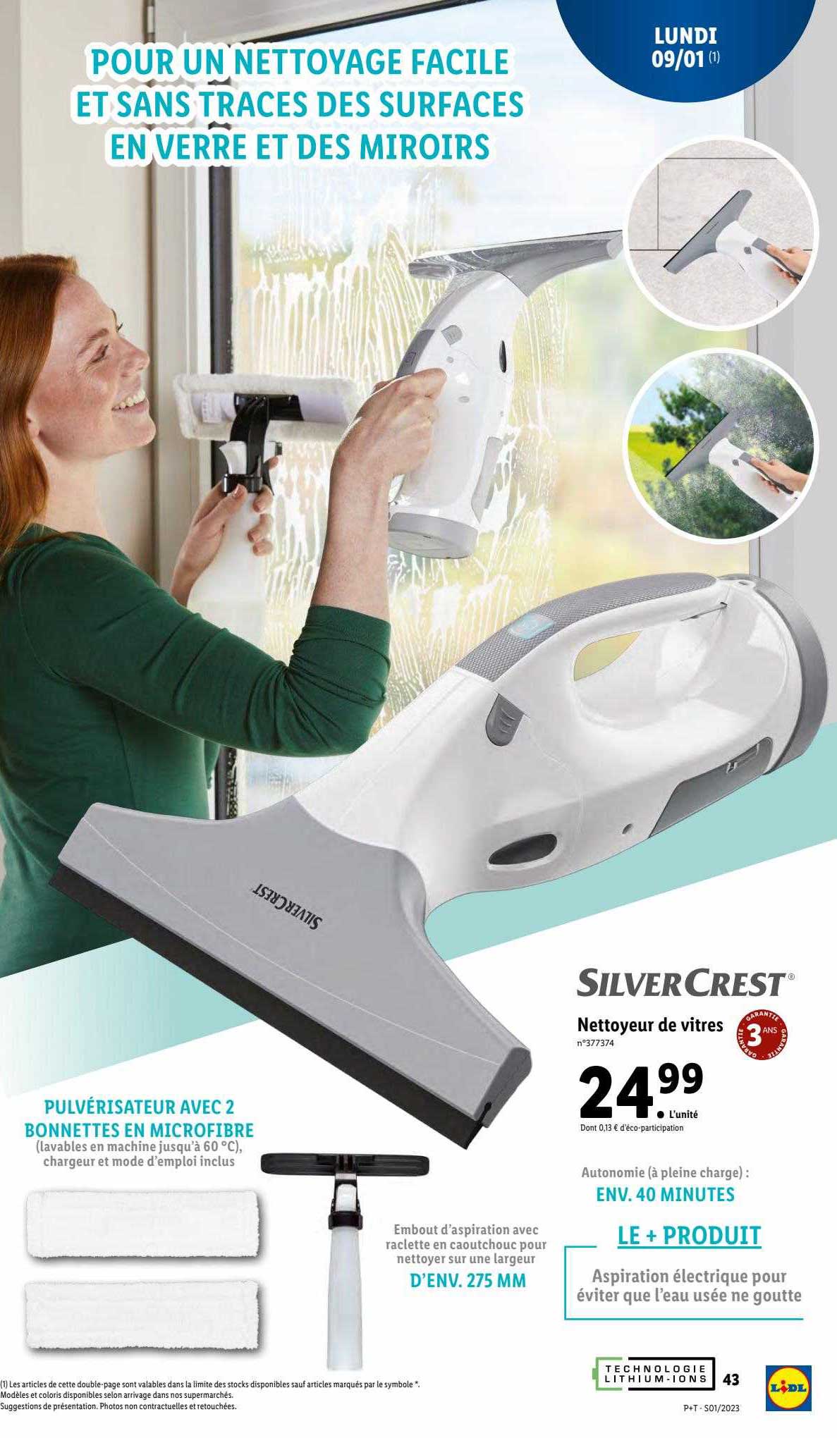 nettoyeur de vitres silver crest