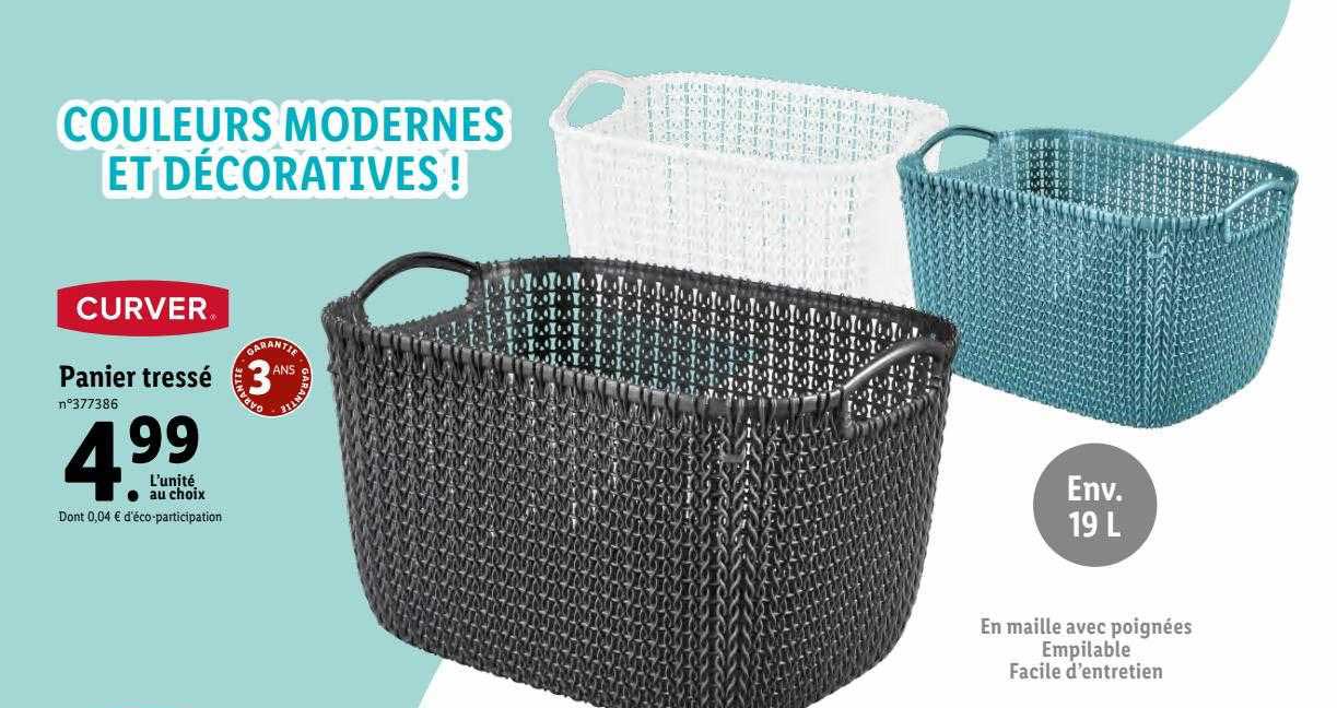 Panier Tressé Curver