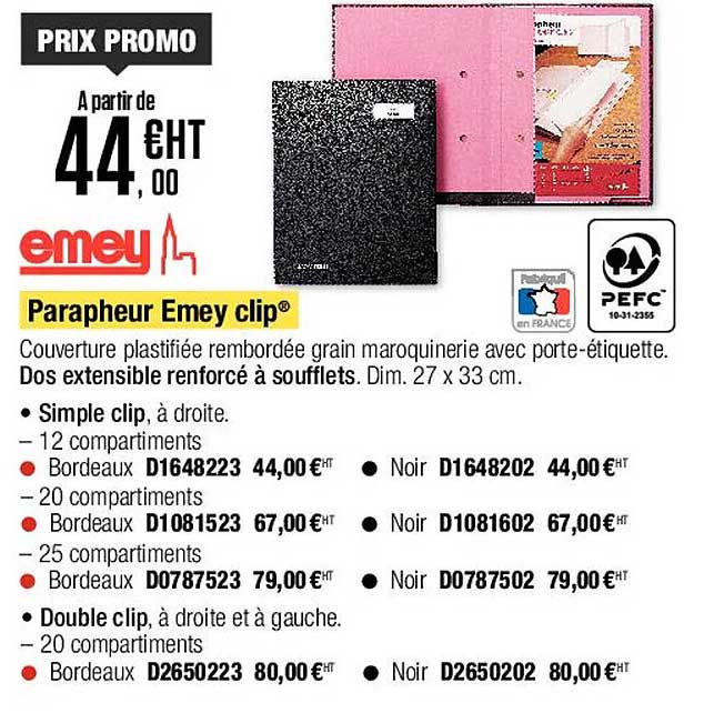 Parapheur Emey Clip
