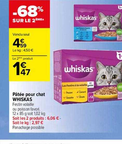 Pâtée Pour Chat Whiskas