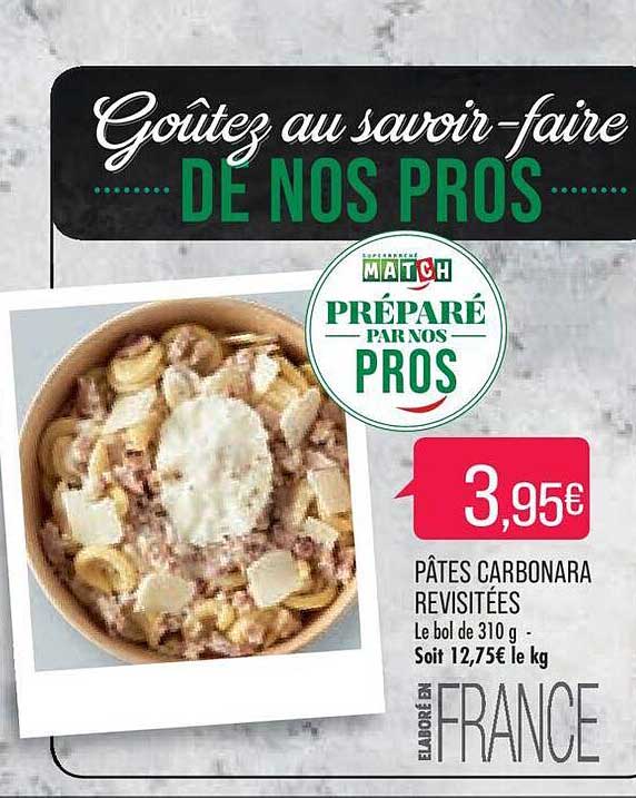 Pâtes Carbonara Revisitées