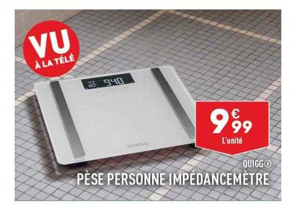 pèse personne impédancemètre