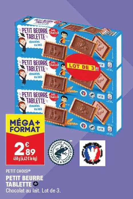 Petit Beurre Tablette Petit Choisi