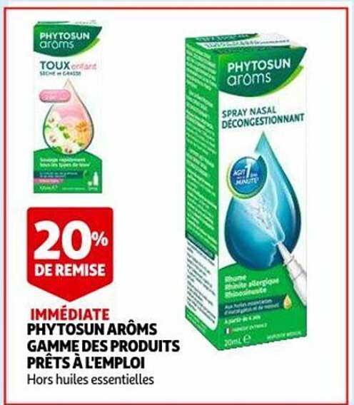 phytosun arôms gamme des produits prêts à l'emploi