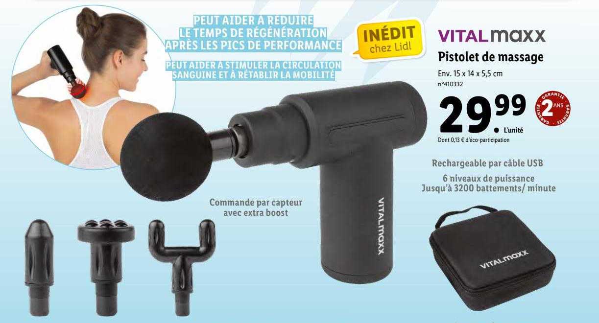 pistolet de massage vita maxx