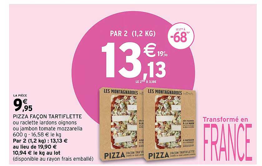 pizza façon tartiflette