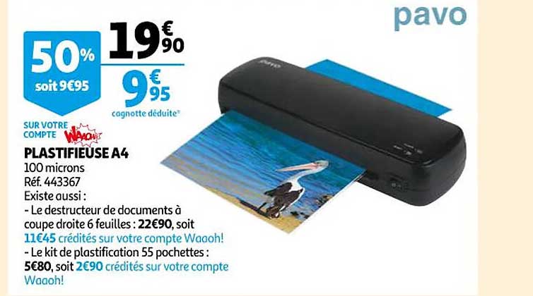plastifieuse a4 pavo