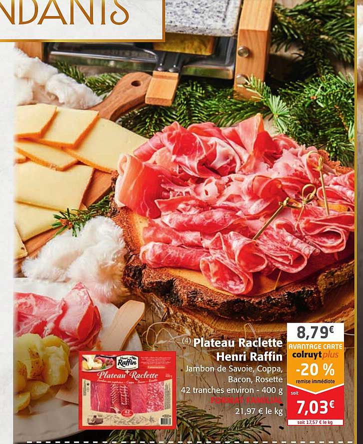 plateau raclette henri raffin